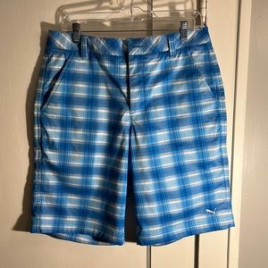 Blue puma golf shorts size 32